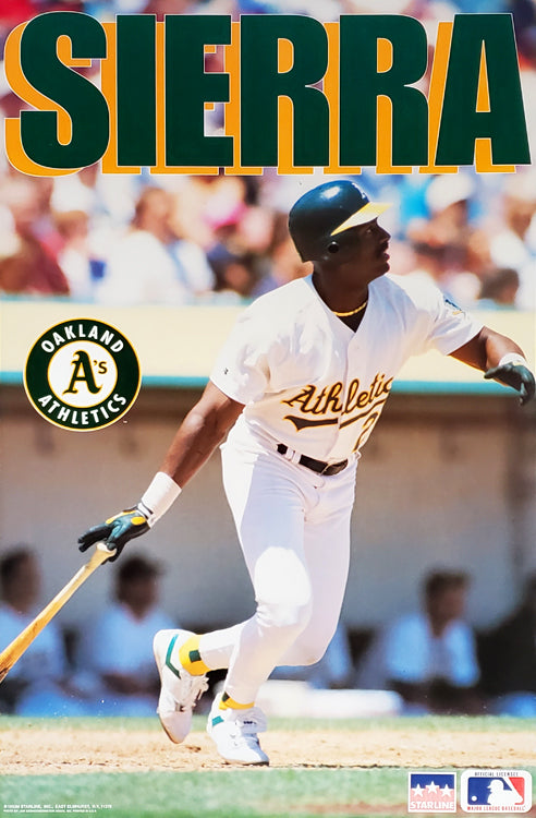 MLB Oakland Athletics - Khris DaVis 18 Wall Poster with Wooden