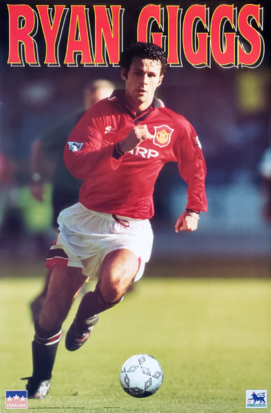 Ryan Giggs "Early Action" Manchester United FC EPL Action Poster - Starline Worldwide 1995