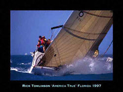Yachting "America True", Key West Sailboat Racing Premium Poster Print - Art Group Ltd.