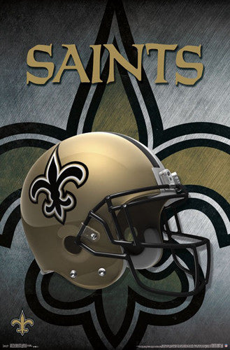 New Orleans Saints Official NFL Football Team Helmet Logo Poster - Trends International
