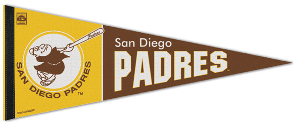 San Diego Padres Retro 1969-1984 Style Premium Felt Pennant - Wincraft