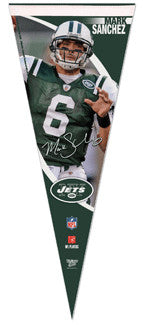 Mark Sanchez "Signature" Premium Felt Pennant L.E. /2,009