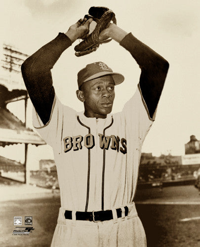 Satchel Paige St. Louis Browns 1952 Sepia-Tone Premium Poster Print - Photofile Inc.