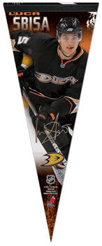 Luca Sbisa "Signature Series" Anaheim Ducks Premium Felt Collector's Pennant - Wincraft