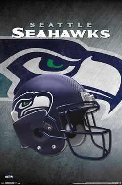 Seattle Seahawks Official NFL Football Team Helmet Logo Poster - Trends International