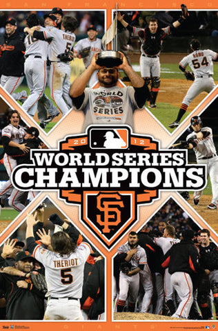 San Francisco Giants 2012 World Series "CELEBRATION" Commemorative Poster