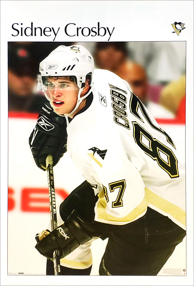 Sidney Crosby Hockey Paper Poster Penguins
