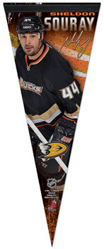 WinCraft Anaheim Ducks Evolution Vertical Wool Banner – 8x32 Inch Embroidered Hanging Banner For Wall, Fan Cave, Or Office