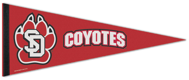 South Dakota Coyotes 10'' x 10'' Retro Team Sign