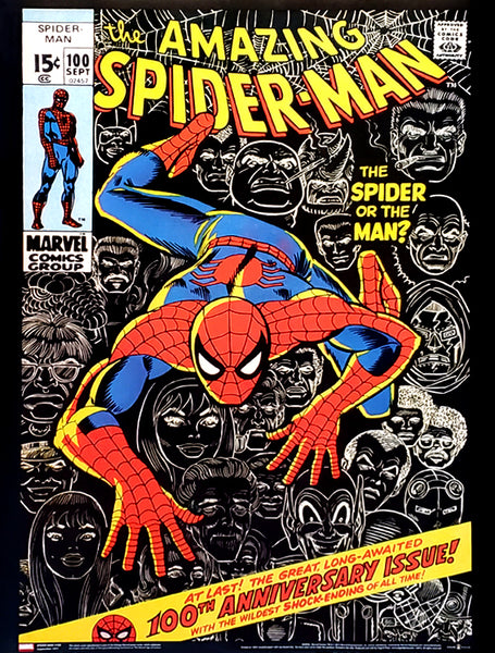 The Amazing Spider-Man #100 (Sept. 1971) Cover 20x28 Poster - Asgard Press