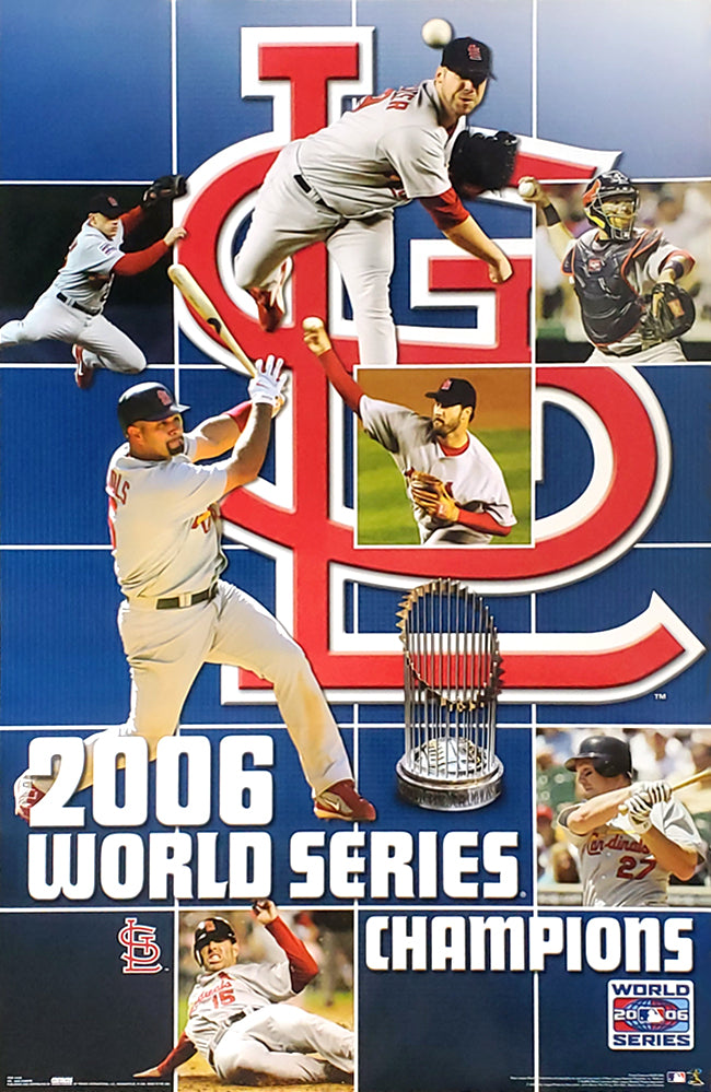 St. Louis Cardinals 2006 World Series Champs Commemorative Poster - Co –  Sports Poster Warehouse