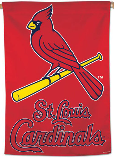 St. Louis Cardinals Official MLB Team Logo Premium 28x40 Wall Banner - Wincraft Inc.