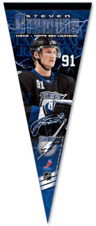 Steven Stamkos Tampa Bay Lightning Signature Series Premium Felt Collector's Pennant (L.E. /2,008)