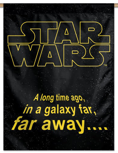 Star Wars Opening Scroll "A Long Time Ago" 28x40 Vertical Banner - Wincraft Inc.