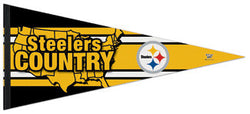 Pittsburgh Steelers "Steelers Country" Oversized Premium Felt Pennant
