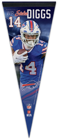 Stefon Diggs Buffalo Bills NFL Action Series Premium Felt Collector's Pennant - Wincraft Inc.