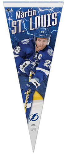 Martin St. Louis Tampa Bay Lightning Premium Felt Collector's Pennant - Wincraft 2013