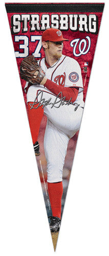 Stephen Strasburg "Signature" Washington Nationals Premium Felt Collector's Pennant - Wincraft 2013