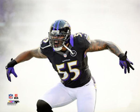 Terrell Suggs "Cloudburst" Baltimore Ravens Premium Poster Print - Photofile 16x20