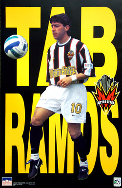 Tab Ramos New York New Jersey MetroStars MLS Soccer Poster - Starline Inc. 1997