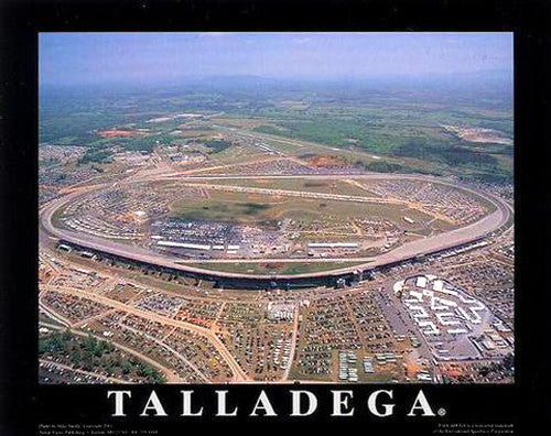 Talladega Superspeedway "From Above" Poster Print - Aerial Views 2001
