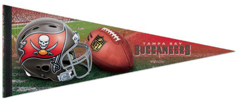 Tampa Bay Bucs Helmet-Style Official NFL Premium Felt Pennant - Wincraft