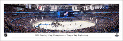 Tampa Bay Lightning "Celebration On Ice" 2021 Stanley Cup Champions Panoramic Poster Print - Blakeway