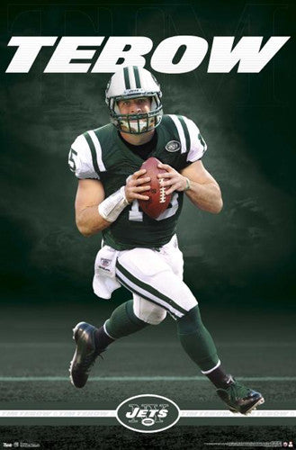 Tim Tebow "Green Machine" New York Jets Poster - Costacos 2012