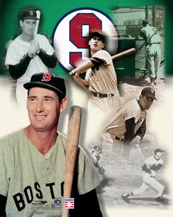 Ted Williams "#9 Forever" Boston Red Sox Premium Poster Print - Photofile Inc.