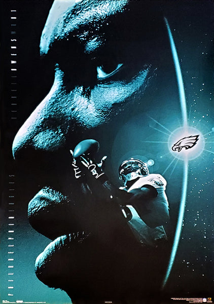 Terrell Owens "Shining Light" Philadelphia Eagles NFL Action Poster - Costacos 2004