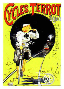 Cycles Terrot "Train" (c.1901) - Clouet Vintage Reprints