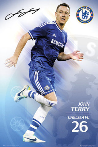 John Terry "Signature" Chelsea FC Official Action Poster - GB Eye (UK)