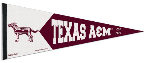 Texas A&M Aggies NCAA College Vault 1950s-Style Premium Felt Collector's Pennant - Wincraft Inc.