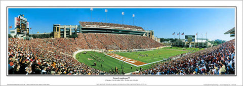 Texas Longhorns Darrell K. Royal Memorial Stadium Gameday Panoramic Poster Print - Everlasting Images
