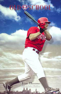 Jim Thome "Old School" Philadelphia Phillies Poster - Starline 2003