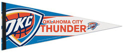 Oklahoma City Thunder Official NBA Basketball Premium Felt Collector's Pennant - Wincraft
