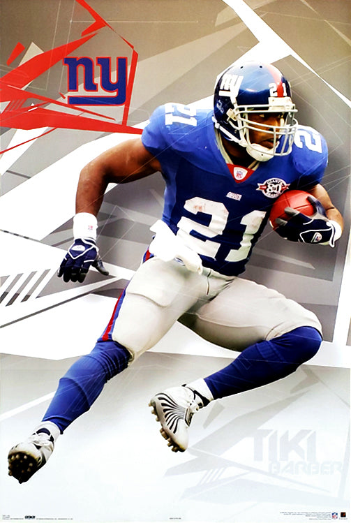 Tiki Barber Cutback - Costacos 2005 – Sports Poster Warehouse