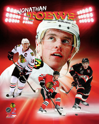 Jonathan Toews "Portrait Plus" Chicago Blackhawks Premium Poster Print - Photofile 16x20