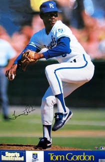 Tom Gordon "Flash" Kansas City Royals Poster - Marketcom/S.I. 1989