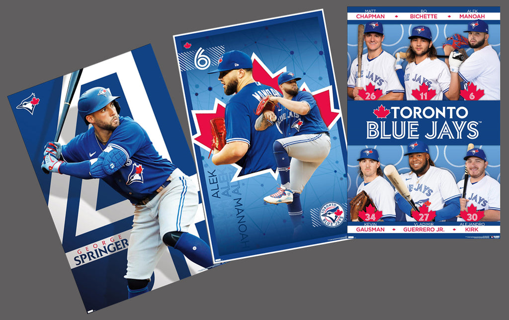 COMBO Toronto Blue Jays 2023 3Poster Combo Set (Springer, Manoah, Su
