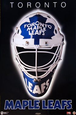 Toronto Maple Leafs "Classic Mask" NHL Hockey Official Team Logo Theme Wall POSTER - Norman James 1994