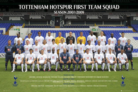 Tottenham Hotspur Official Team Portrait 2007/08 Poster - GB Posters (UK)