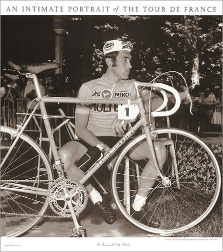 Vintage Tour de France "The Incomparable Eddy Merckx" Classic 1960s Cycling Poster Print - Presse 'e Sports