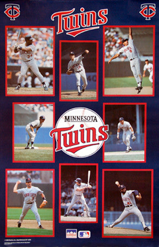 Minnesota Twins "Superstars 1989" MLB Baseball Poster - Starline Inc.