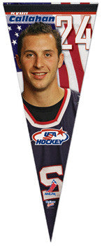 Ryan Callahan Team USA 2010 Premium Felt Collector's Pennant - Wincraft