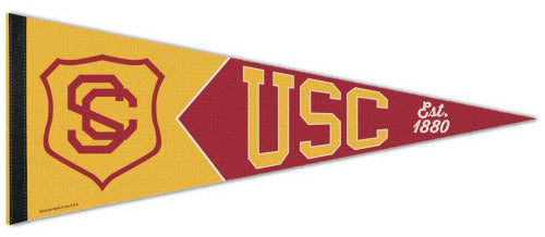 USC Trojans NCAA Vintage Collection 1950s-Style Premium Felt Collector's Pennant - Wincraft Inc.