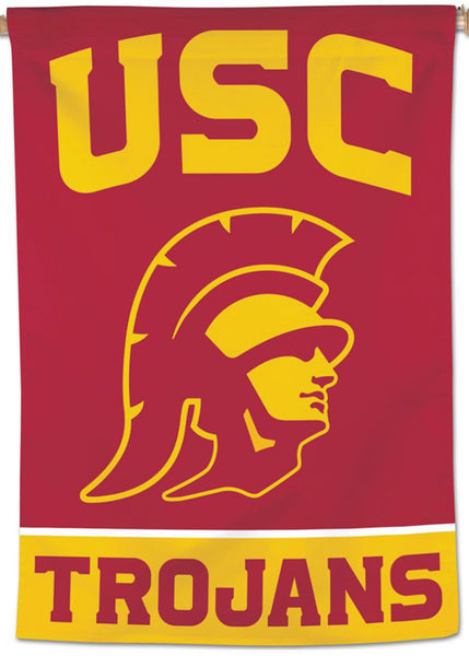 USC Southern California TROJANS Warrior-Head Logo Official NCAA Team Logo NCAA Premium 28x40 Wall Banner - Wincraft Inc.