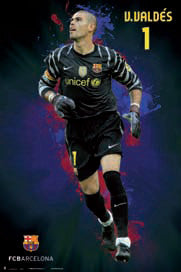 Victor Valdes "SuperAction" FC Barcelona Poster - G.E. (Spain) 2011