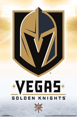 Vegas Golden Knights NHL Hockey Team Official Team Logo Poster - Trends International