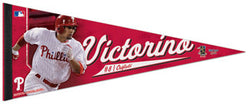 Shane Victorino "Hustle" Premium Felt Pennant (LE /1,000) - Wincraft